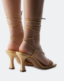 Strappy-L'INTERVALLE Manola Camel Leather