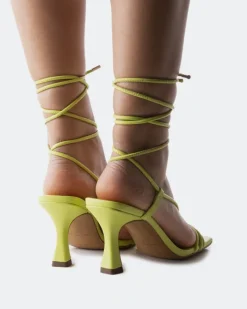 Strappy-L'INTERVALLE Manola Kiwi Leather