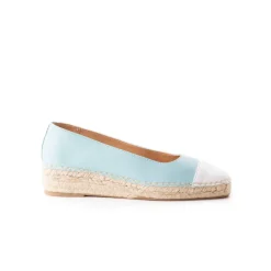 Espadrilles-L'INTERVALLE Mansa Blue Leather