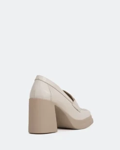 Platforms|Loafers-L'INTERVALLE Mantova Off White Naplack
