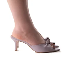 Mid Heels|Mules-L'INTERVALLE Manzanillo Lilac Leather