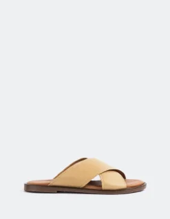 Flats-L'INTERVALLE Marigny Camel Leather