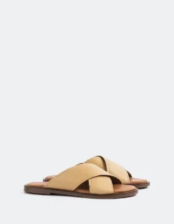Flats-L'INTERVALLE Marigny Camel Leather