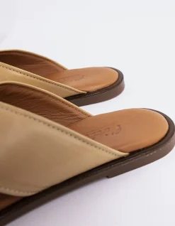 Flats-L'INTERVALLE Marigny Camel Leather