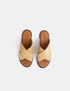Flats-L'INTERVALLE Marigny Camel Leather