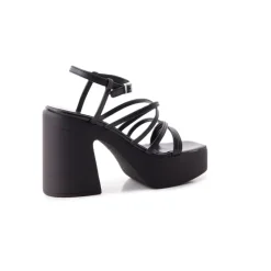 Platform-L'INTERVALLE Marilo Black Leather