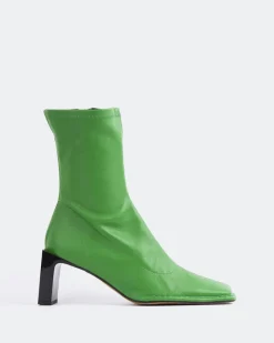 Stretch|Ankle Boots-L'INTERVALLE Martilo Green Stretch