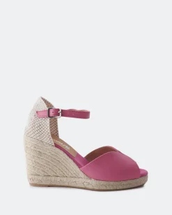 Wedges-L'INTERVALLE Marzia Pink Leather