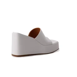 Wedges-L'INTERVALLE Matamoros White Leather