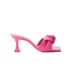 Mid Heels|Mules-L'INTERVALLE Matanzas Pink Leather