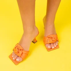 Mid Heels|Mules-L'INTERVALLE Matanzas Pink Leather