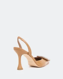 Slingbacks-L'INTERVALLE Mayta Camel Leather