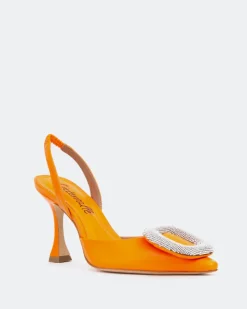 Slingbacks-L'INTERVALLE Mayta Orange Leather