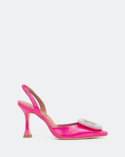 Slingbacks-L'INTERVALLE Mayta Pink Naplack