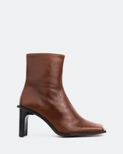 Ankle Boots-L'INTERVALLE McTavish Chestnut Leather