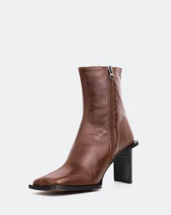 Ankle Boots-L'INTERVALLE McTavish Chestnut Leather