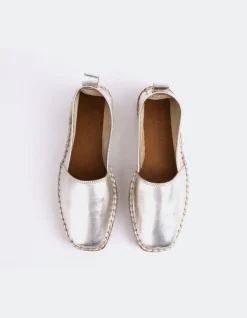 Espadrilles-L'INTERVALLE Medusa Silver Metal