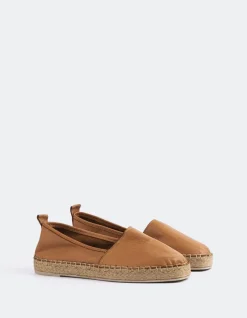 Espadrilles-L'INTERVALLE Medusa Tan Leather