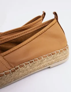Espadrilles-L'INTERVALLE Medusa Tan Leather