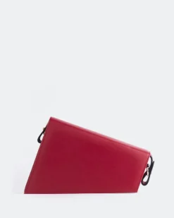 Clutch-L'INTERVALLE Meeka Red Leather