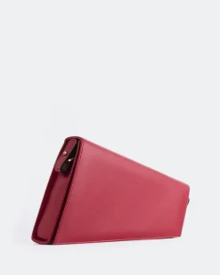 Clutch-L'INTERVALLE Meeka Red Leather