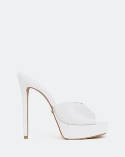 Platform|High Heels-L'INTERVALLE Meredith, White Clear/Vinyl Blanc