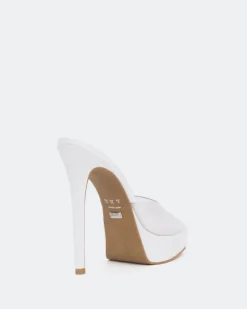 Platform|High Heels-L'INTERVALLE Meredith, White Clear/Vinyl Blanc