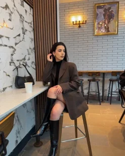 Tall Boots-L'INTERVALLE Merit Black Leather