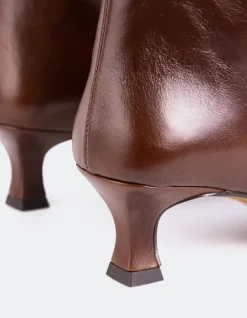 Tall Boots-L'INTERVALLE Merit Chestnut Leather