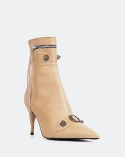 Ankle Boots-L'INTERVALLE Minaj Nude Leather