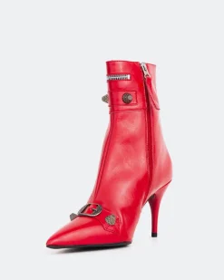 Ankle Boots-L'INTERVALLE Minaj Red Leather