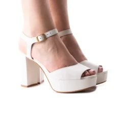 Platform-L'INTERVALLE Minorca White Leather