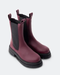 Chelsea|Ankle Boots-L'INTERVALLE Missouri Bordeau Leather
