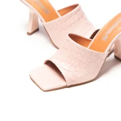 Mules-L'INTERVALLE Mojito Rose Croco