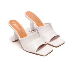 Mules-L'INTERVALLE Mojito White Croco