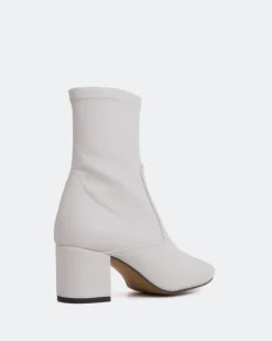 Stretch|Ankle Boots-L'INTERVALLE Montigny Off White Stretch