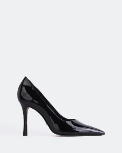 Pumps-L'INTERVALLE Moraya Black Patent