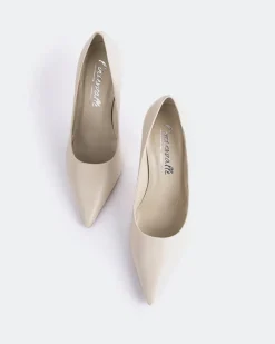 Pumps-L'INTERVALLE Moraya Off White Leather