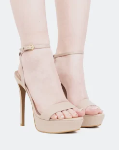 High Heels|Platform-L'INTERVALLE Morena Nude Leather