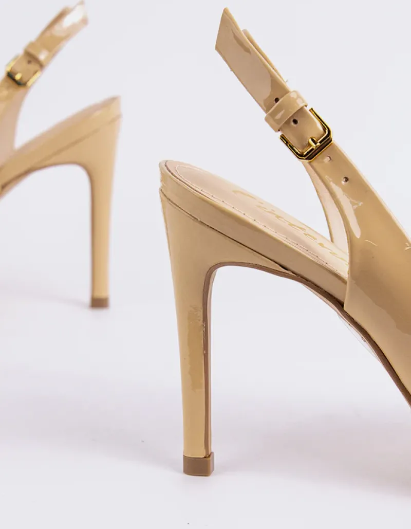 Slingbacks-L'INTERVALLE Morisha Nude Patent