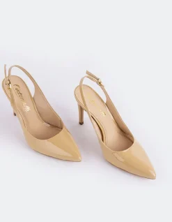 Slingbacks-L'INTERVALLE Morisha Nude Patent