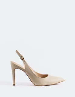 Slingbacks-L'INTERVALLE Morisha Off White Leather