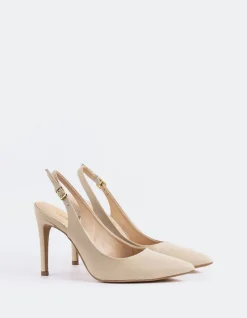 Slingbacks-L'INTERVALLE Morisha Off White Leather