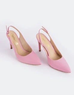 Slingbacks-L'INTERVALLE Morisha Pink Leather