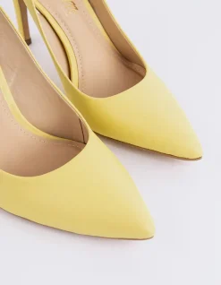 Slingbacks-L'INTERVALLE Morisha Yellow Leather