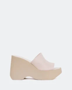 Wedges-L'INTERVALLE Moss Nude Leather