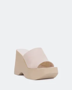 Wedges-L'INTERVALLE Moss Nude Leather