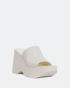 Wedges-L'INTERVALLE Moss Off White Leather