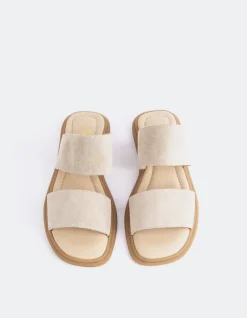 Flats-L'INTERVALLE Mostar Beige Suede