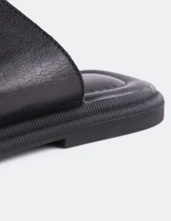 Flats-L'INTERVALLE Mostar Black Leather